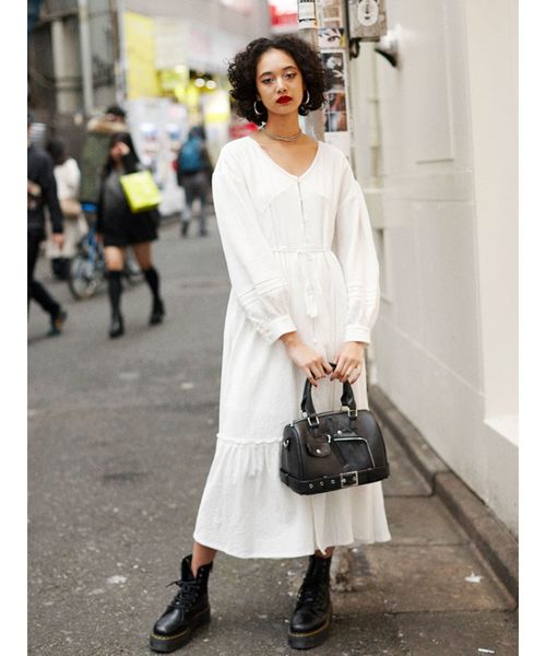 jouetie（ジュエティ）の「ヴィンテージレース2WAYワンピース（ワンピース・レディース・ブラック/オフホワイト/ミント・MEDIUM）」の5枚目の写真