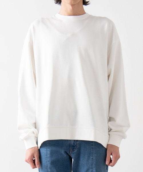 WEGO（ウィゴー）の「WEGO/【裏毛】サイドスリットビッグシルエットプルオーバースウェット（スウェット・メンズ・ホワイト/ブラック/ベージュ/グリーン系その他/ブルー系その他/レッド系その他・SMALL/MEDIUM/LARGE）」の19枚目の写真