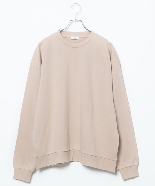 WEGO（ウィゴー）の「WEGO/【裏毛】サイドスリットビッグシルエットプルオーバースウェット（スウェット・メンズ・ホワイト/ブラック/ベージュ/グリーン系その他/ブルー系その他/レッド系その他・SMALL/MEDIUM/LARGE）」の9枚目の写真