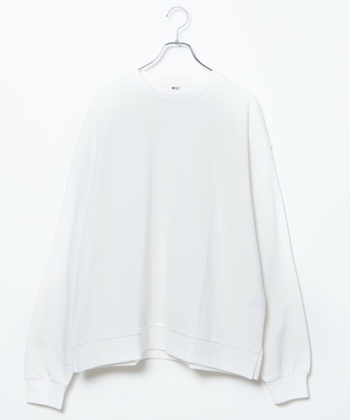 WEGO（ウィゴー）の「WEGO/【裏毛】サイドスリットビッグシルエットプルオーバースウェット（スウェット・メンズ・ホワイト/ブラック/ベージュ/グリーン系その他/ブルー系その他/レッド系その他・SMALL/MEDIUM/LARGE）」の10枚目の写真