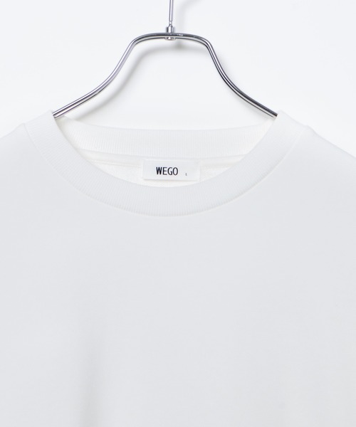 WEGO（ウィゴー）の「WEGO/【裏毛】サイドスリットビッグシルエットプルオーバースウェット（スウェット・メンズ・ホワイト/ブラック/ベージュ/グリーン系その他/ブルー系その他/レッド系その他・SMALL/MEDIUM/LARGE）」の12枚目の写真