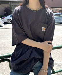 Carhartt（カーハート）の「Carhartt(カーハート)  USA規格 ヘビーウェイト ルーズフィット ポケT ビッグサイズ オーバーサイズ ユニセックス ポケット付き コットン 半袖 Tシャツ 5部袖 1 2スリーブ（Tシャツ/カットソー）」