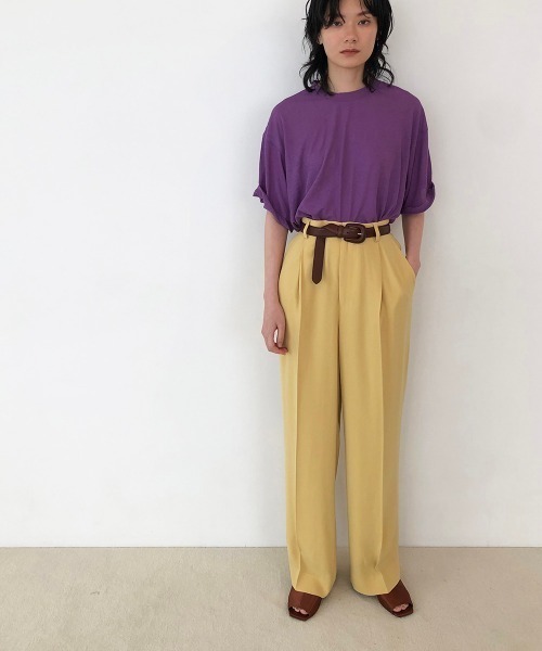 TODAYFUL（トゥデイフル）の「バックプリントTシャツ（Tシャツ/カットソー・レディース・パープル/ベージュ系その他・FREE）」の13枚目の写真