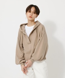AZUL by moussy | SHORT LOOSE HOODIE/ショートルーズフーディ(パーカー)