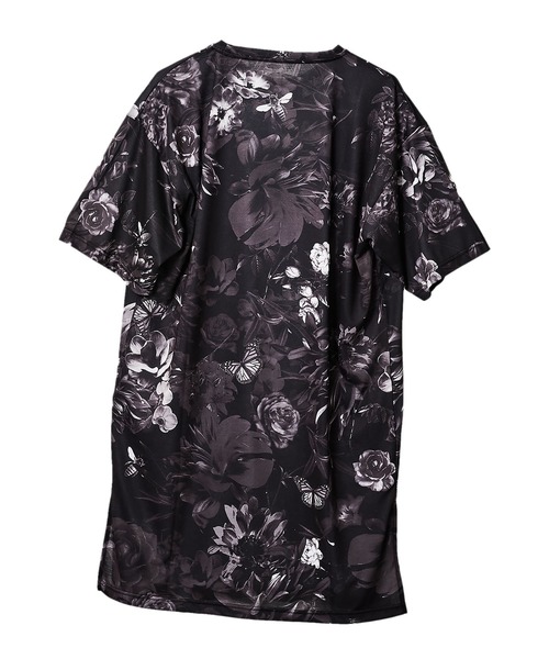 NO ID.（ノーアイディ）の「【NO ID.】Shadow Flower Long Big T-shirt / シャドウ フラワー ロング ビッグ Tシャツ（Tシャツ/カットソー・メンズ・グレー/レッド/ブルー・ONE SIZE）」の21枚目の写真