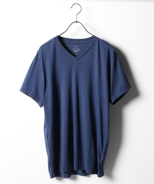 SAVE KHAKI UNITED(セーブカーキユナイテッド)の「SKU S/S SUPIMA V-NECK TEE / 無地T(Tシャツ/カットソー・メンズ・ホワイト/ライトグリーン/ダークブルー/ピンク/ブラック系その他/ネイビー/ホワイト×ホワイト/ライトイエロー/ブラウン系その他・LARGE/SMALL/MEDIUM/X-SMALL/X-LARGE)」の7枚目の写真