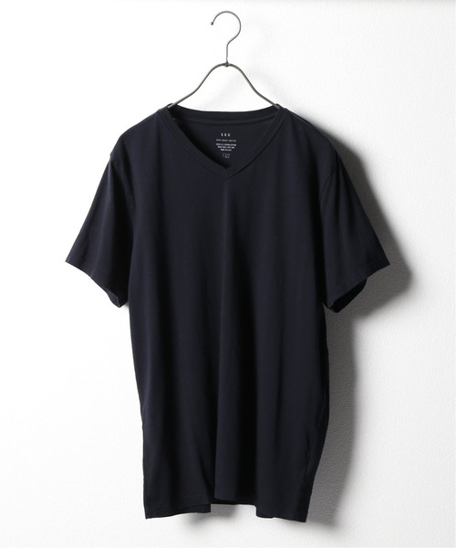 SAVE KHAKI UNITED(セーブカーキユナイテッド)の「SKU S/S SUPIMA V-NECK TEE / 無地T(Tシャツ/カットソー・メンズ・ホワイト/ライトグリーン/ダークブルー/ピンク/ブラック系その他/ネイビー/ホワイト×ホワイト/ライトイエロー/ブラウン系その他・LARGE/SMALL/MEDIUM/X-SMALL/X-LARGE)」の6枚目の写真
