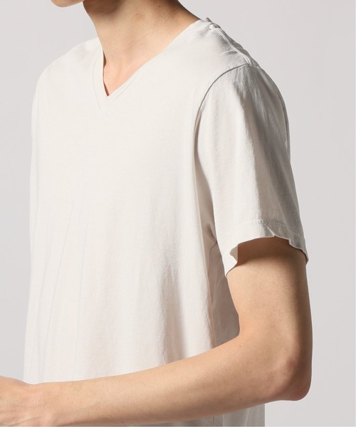 SAVE KHAKI UNITED(セーブカーキユナイテッド)の「SKU S/S SUPIMA V-NECK TEE / 無地T(Tシャツ/カットソー・メンズ・ホワイト/ライトグリーン/ダークブルー/ピンク/ブラック系その他/ネイビー/ホワイト×ホワイト/ライトイエロー/ブラウン系その他・LARGE/SMALL/MEDIUM/X-SMALL/X-LARGE)」の18枚目の写真