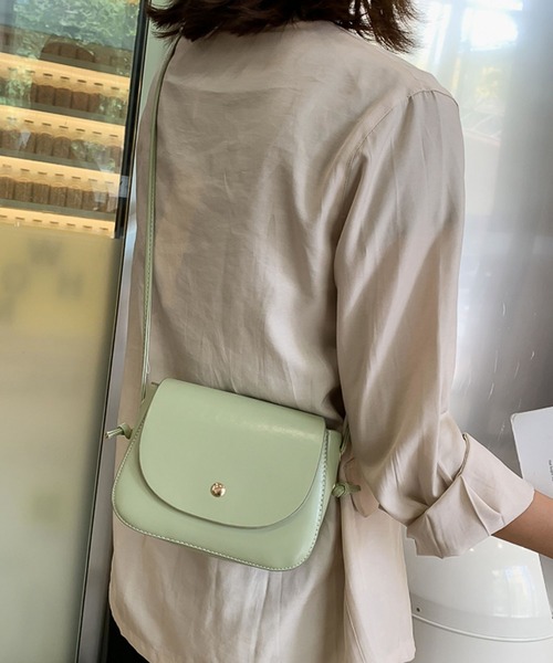 SMILE ORCHID（スマイルオーキッド）の「ミニショルダーバッグ（ショルダーバッグ・レディース・ブラック/ダークブラウン/ベージュ/ブラウン/グリーン/ワインレッド/ブラック系その他/チョコ/ブラウン系その他/ホワイト/パープル/アイボリー/グリーン系その他・FREE）」の11枚目の写真