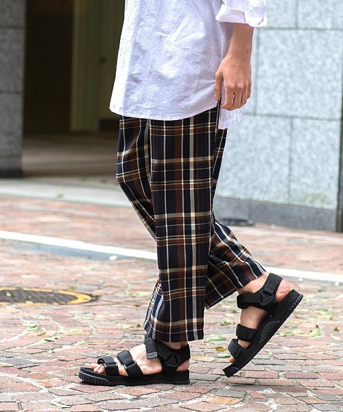 UP START（アップスタート）の「総柄イージーパンツ（その他パンツ・メンズ・ブラック系その他/ホワイト系その他/ブラウン系その他・MEDIUM/LARGE）」の3枚目の写真