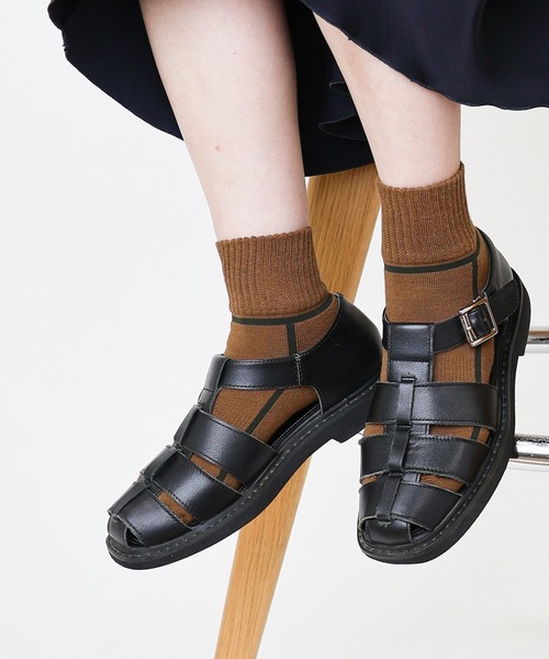 CHICSTOCKS（シックストックス）の「アンクルソックス（ソックス/靴下・メンズ・ブラック/オフホワイト/ホワイト系その他/ホワイト系その他2/グレー系その他/ネイビー/ホワイト系その他3/ヘザーチャコール/グレイッシュベージュ/ホワイト系その他4/グリーン系その他/ライトグレー/アイボリー/ネイビー系1/カーキブラウン/ライトグリーン/レッド系その他/ブルー系その他・SMALL/MEDIUM/LARGE）」の11枚目の写真