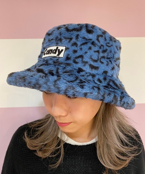 Candy Stripper（キャンディストリッパー）の「FUR BUCKET ハット（ハット・レディース・ベージュ/ブルー/イエロー・FREE）」の9枚目の写真