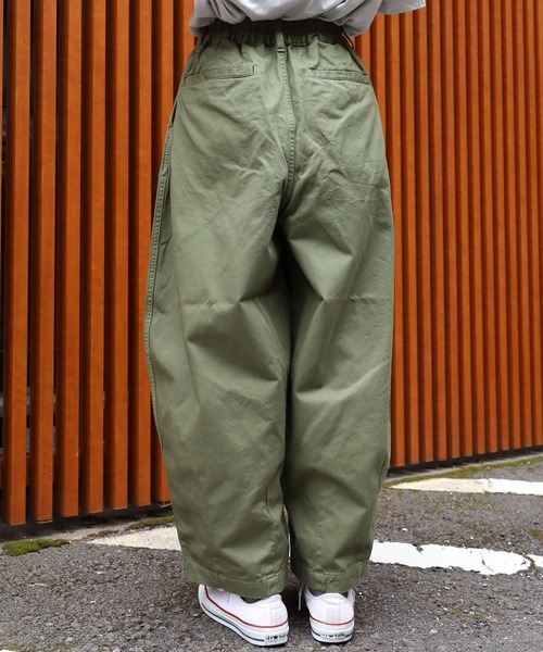 HARVESTY(ハーベスティ)の「HARVESTY/ハーベスティ チノ サーカスパンツ バルーンパンツ/ワイドパンツ(チノパンツ・レディース・ブラック/アイボリー/ライトオリーブ/ベージュ/モカ/カーキ/レッド/グレー/パープル・2/1)」の20枚目の写真