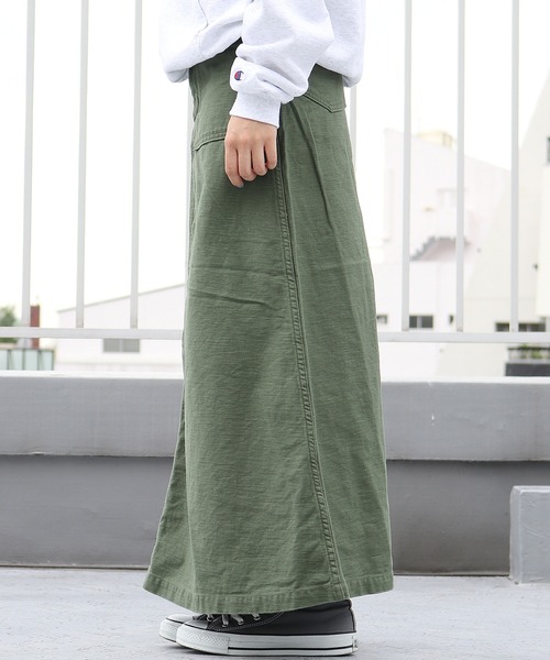 orSlow（オアスロウ）の「orSlow/オアスロウ FATIGUE LONG SKIRT