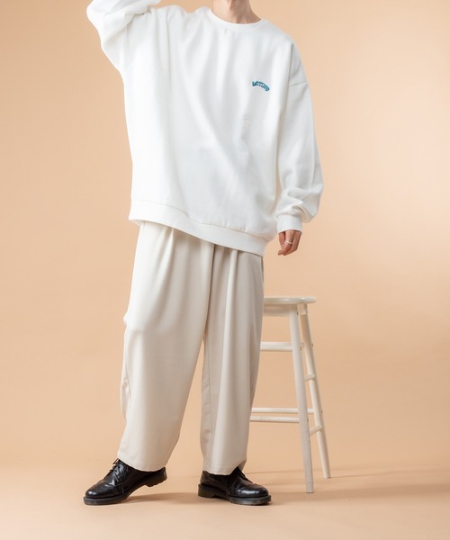 kutir（クティール）の「裏起毛プリントスウェット（Tシャツ/カットソー・メンズ・ホワイト/チャコールグレー/ライトブルー/ブラック/ベージュ/パープル/オフホワイト/グリーン/その他・SMALL/MEDIUM/LARGE）」の11枚目の写真