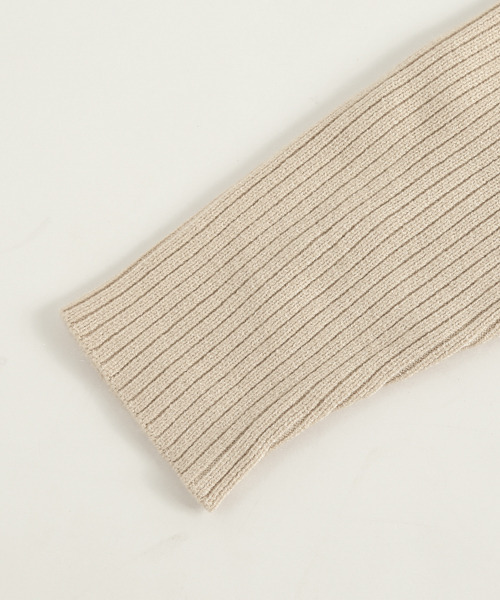 SUGAR BISKET（シュガービスケット）の「タートルネックリブニットロングワンピ（ワンピース・レディース・アイボリー/ブラウン/チャコールグレー/ブラック/オレンジ/ブルーグリーン/ライム・フリー）」の10枚目の写真