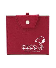 SNOOPY（スヌーピー）の「SNOOPY LEATHER COLLECTION/スヌーピーレザーコレクション/マスクホルダー付IDケース（カードケース）」