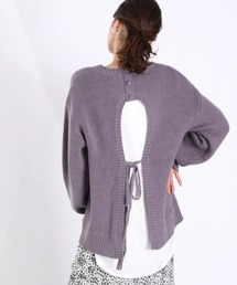 LOWRYS FARM | ２ＷＡＹバックオープンプルオーバーＬＳ　924988(ニット/セーター)