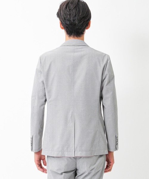 CROWDED CLOSET（クラウデッドクローゼット）の「「COOL DOTS」ツイルプリントジャケット【セットアップ・別売りパンツ有り】（テーラードジャケット・メンズ・グレー/ネイビー/ブラック・3/2/1/4）」の6枚目の写真