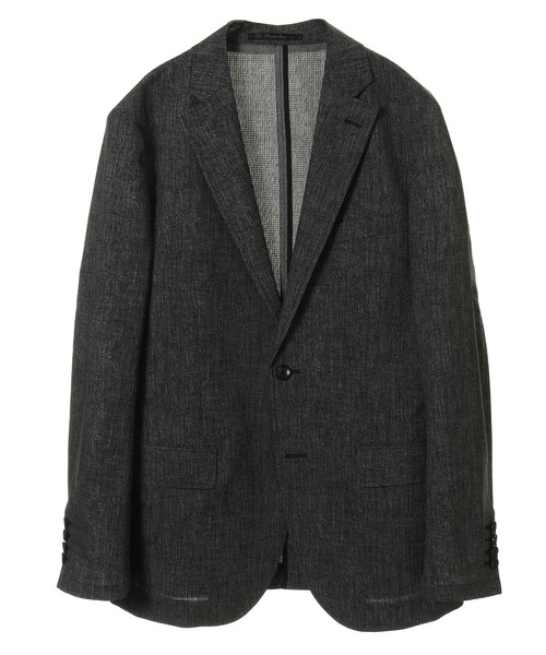 CROWDED CLOSET（クラウデッドクローゼット）の「「COOL DOTS」ツイルプリントジャケット【セットアップ・別売りパンツ有り】（テーラードジャケット・メンズ・グレー/ネイビー/ブラック・3/2/1/4）」の22枚目の写真