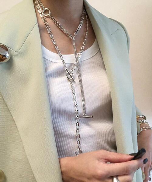 in mood シルバーネックレス　新品、未使用 in mood /インムード】COOL:ネックレス（シルバー） | THEEN