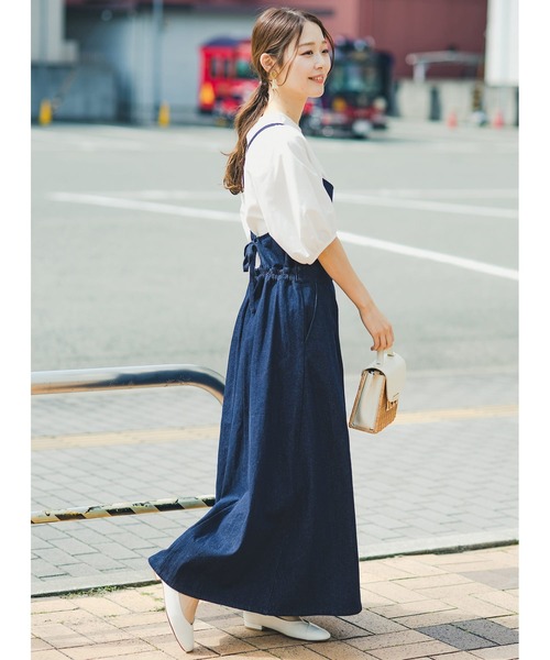 haco！ストレートシルエットのサロペットスカート bywho made me haco!（ハコ）の「欲しいのはワンパク感じゃなく大人っぽさ