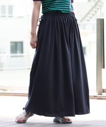 BEAMS BOY / カットソー リボン ギャザースカート