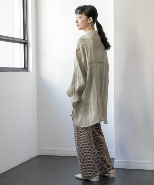 LOWRYS FARM(ローリーズファーム)の「ジャガードニットパンツ 930554(その他パンツ・レディース・ブラウン/アイボリー・FREE)」の5枚目の写真