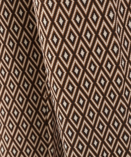 LOWRYS FARM(ローリーズファーム)の「ジャガードニットパンツ 930554(その他パンツ・レディース・ブラウン/アイボリー・FREE)」の12枚目の写真