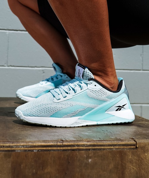 Reebok(リーボック)の「ナノ X1 / Nano X1(スニーカー・レディース・ホワイト×ライトグレー/ライトブルー/ホワイト×ネイビー/イエロー・22.0cm/22.5cm/23.5cm/26.0cm/24.5cm/24.0cm/25.0cm/25.5cm/23.0cm/26.5cm)」の8枚目の写真