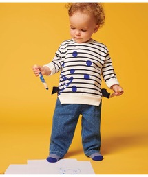 PETIT BATEAU（プチバトー）の「マリニエールプリント長袖カットソー（Tシャツ/カットソー・キッズ）」