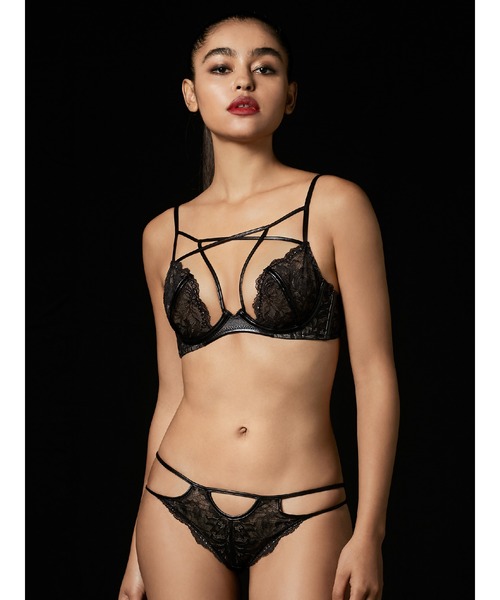 LINGERIEAM ランジェリアム ブラ&Tバック セット D65 ランジェリアム LINGERIEAM ホリーグレースシルクブラ Tバック D65