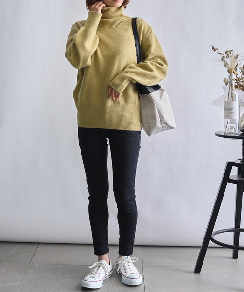 MAISON BREEZE（メゾンブリーズ）の「【MAISON BREEZE】レザーコンビ キャンバストートバッグ サスティナブルレザー KNF（トートバッグ・レディース・ブラック/ベージュ/ブラック系その他・FREE）」の13枚目の写真