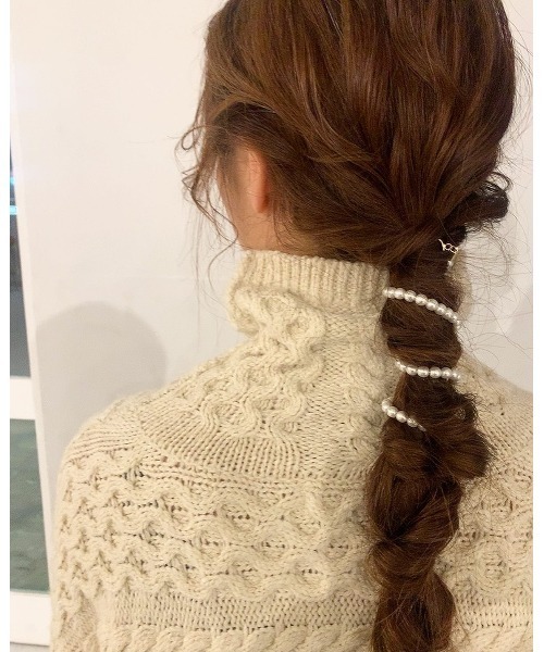 mou(モウ)の「ロマンスヘアアクセサリー(その他ヘアアクセサリー・レディース・クリア/ホワイト・FREE)」の3枚目の写真