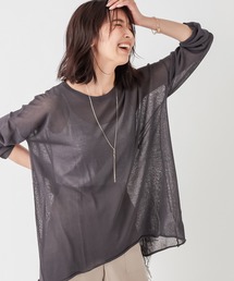 RIVE DROITE | リネンタッチバックスリットニット(ニット/セーター)