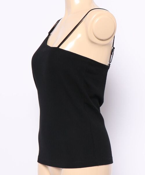 tiptop（ティップトップ）の「2021SS テレコバッククロスキャミソール（キャミソール・レディース・アイボリー/ブラック/モカ/オフホワイト/キナリ/スミクロ・FREE）」の22枚目の写真