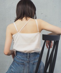 2021SS テレコバッククロスキャミソール