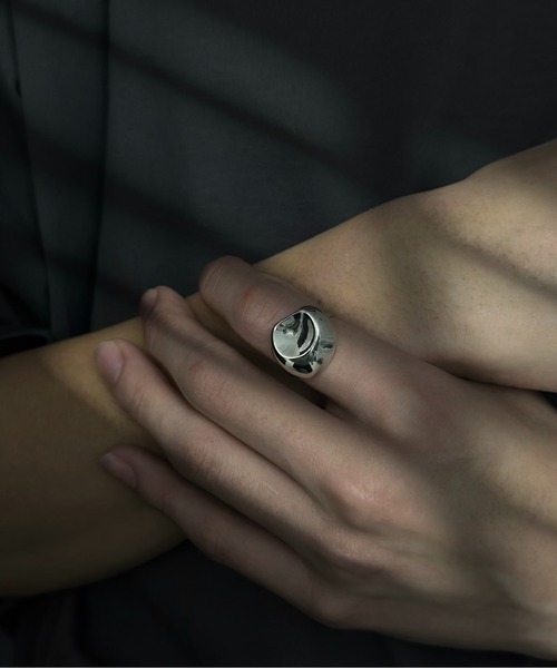 blatto(ブラット)の「【blatto 925silver】925シルバー クラッシュ デザイン リング ゴールド(k18メッキ仕様) シルバー(プラチナメッキ仕様)(リング・メンズ・ゴールド/シルバー・FREE)」の8枚目の写真