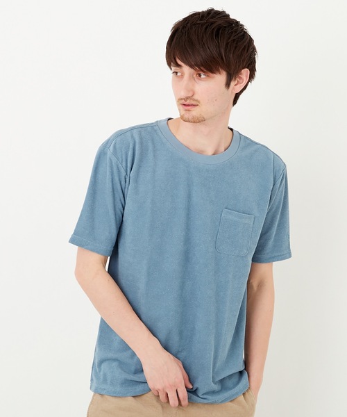 Ocean Pacific(オーシャンパシフィック)の「【OP / オーピー】半袖パイルTシャツ / ユニセックス(Tシャツ/カットソー・メンズ・ブルー/ネイビー/ホワイト・LARGE/MEDIUM/X-LARGE)」の1枚目の写真