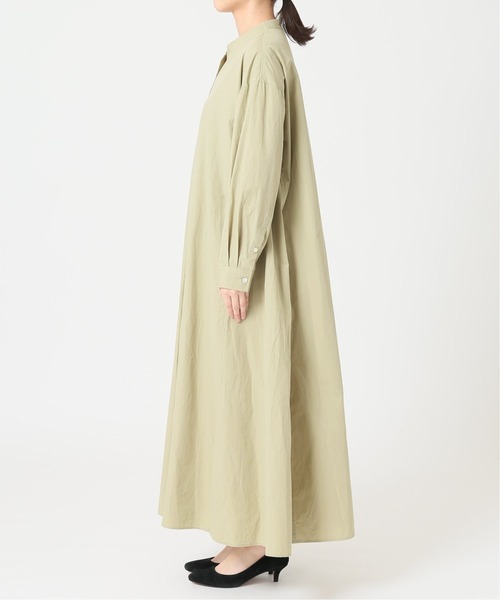 SLOBE IENA（スローブイエナ）の「SIDOGRAS ポプリンスキッパーワンピース【手洗い可能】◆（ワンピース・レディース・ブルー系その他・38/36）」の2枚目の写真