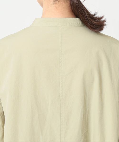 SLOBE IENA（スローブイエナ）の「SIDOGRAS ポプリンスキッパーワンピース【手洗い可能】◆（ワンピース・レディース・ブルー系その他・38/36）」の21枚目の写真