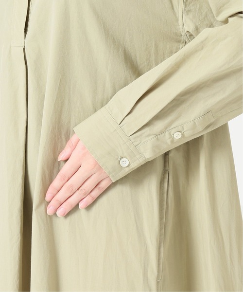 SLOBE IENA（スローブイエナ）の「SIDOGRAS ポプリンスキッパーワンピース【手洗い可能】◆（ワンピース・レディース・ブルー系その他・38/36）」の14枚目の写真