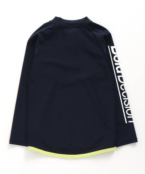BREEZE（ブリーズ）の「/長袖かぶり男児ラッシュガード＿UVカット（ラッシュガード・キッズ・ネイビー/オフホワイト・130/140/120/110/90/100/150）」の3枚目の写真