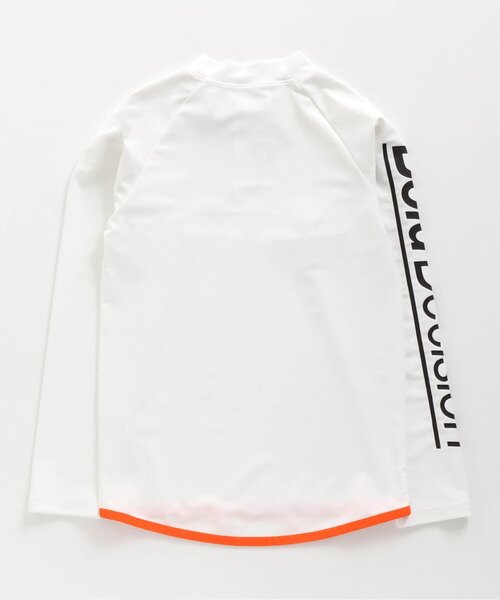 BREEZE（ブリーズ）の「/長袖かぶり男児ラッシュガード＿UVカット（ラッシュガード・キッズ・ネイビー/オフホワイト・130/140/120/110/90/100/150）」の4枚目の写真