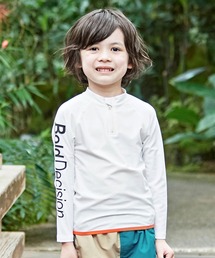 BREEZE | 長袖かぶり男児ラッシュガード＿UVカット(ラッシュガード)