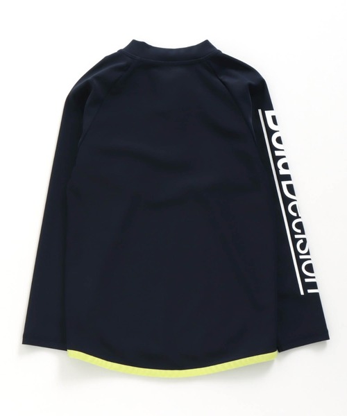 BREEZE（ブリーズ）の「/長袖かぶり男児ラッシュガード＿UVカット（ラッシュガード・キッズ・ネイビー/オフホワイト・130/140/120/110/90/100/150）」の10枚目の写真