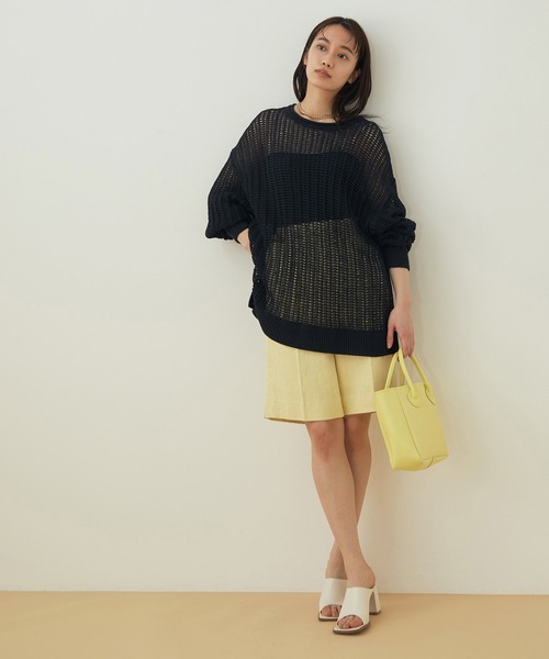 ADAM ET ROPE'(アダムエロペ)の「スクエアレザーミュール(サンダル・レディース・オフホワイト/キャメル/ミント・23.0cm/23.5cm/24.0cm/24.5cm)」の10枚目の写真