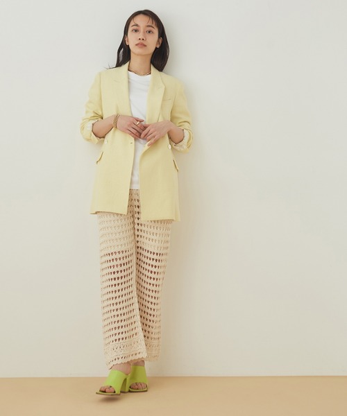 ADAM ET ROPE'(アダムエロペ)の「スクエアレザーミュール(サンダル・レディース・オフホワイト/キャメル/ミント・23.0cm/23.5cm/24.0cm/24.5cm)」の13枚目の写真