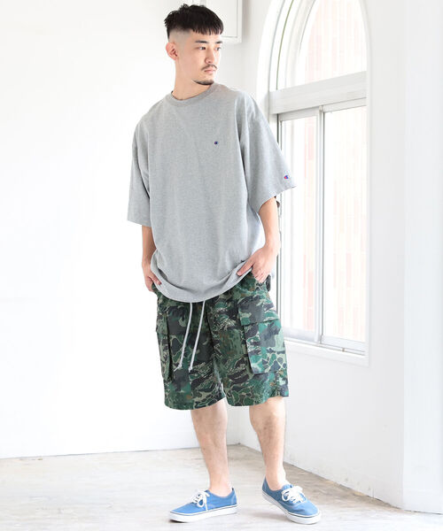 BEAMS（ビームス）の「BEAMS / カモフラージュ カーゴ ショーツ（その他パンツ・メンズ・ベージュ/グリーン・SMALL/MEDIUM/LARGE/X-LARGE）」の9枚目の写真