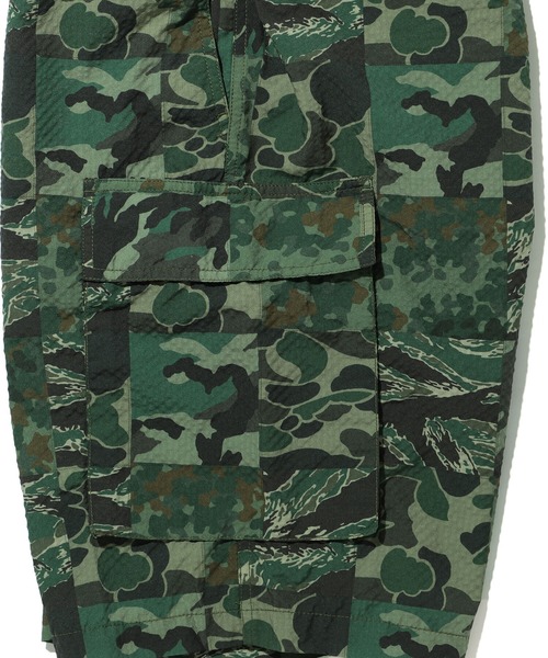 BEAMS（ビームス）の「BEAMS / カモフラージュ カーゴ ショーツ（その他パンツ・メンズ・ベージュ/グリーン・SMALL/MEDIUM/LARGE/X-LARGE）」の4枚目の写真